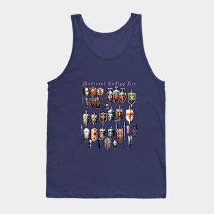 Medieval Design Art Tank Top